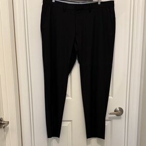 Haggar Classic Black Dress Pants for Men